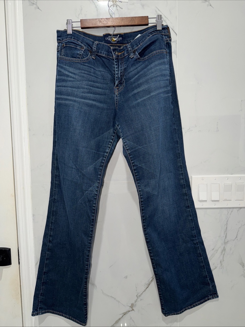 Lucky brand Classic rider Dark Blue Women’s Jeans - Stretch Straight Leg size 12